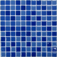 Мозаика Бонапарт Мозаика стеклянная Blue Wave 1
